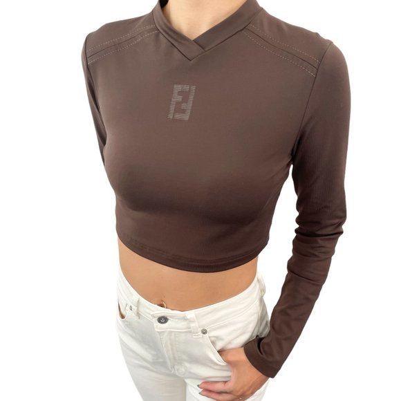 FENDI Cropped Pullover Tops #40 - Picture 2 of 11